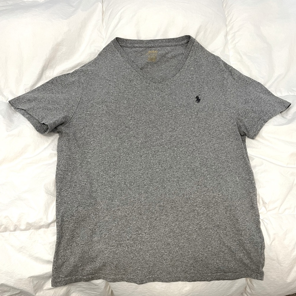 Polo Ralph Lauren Heather Gray Short Sleeve Tee